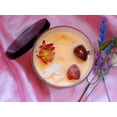 thumbnail image 4 of Citron Mandarin Natural Soy Wax Candle Highly Scented with Carnelian Crystals, 4 of 11