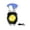 Blue, variant on Yammee Light weight Keychains Torches Strong Magnetic Repair Work Outdoor Camping Light for Night Running Travels