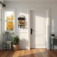 thumbnail image 6 of Mail Organizer Wall Mount，Key Holder Mail and Key Organizer for Wall with Shelf, Chalkboard, Corkboard, Home Decor for Room Office Entryway(Light Wood), 6 of 17