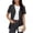 Black-1, variant on Women's V Neck Crochet Knit Cardigan Short Sleeve Open Front Button Down Hollowed Out Soft Shrugs Tops(S-2XL)