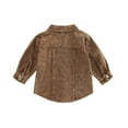 thumbnail image 3 of Ingzy Toddler Boy Denim Shirt Jackets Fall Winter Outwear Button Down Shirt Coat with Pockets, 3 of 7