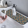 thumbnail image 7 of Vsdgher Squirrel Garden Delight Kitchen Sink Splash Guard Faucet Mat -1 PC Super Absorbent Fast Drying Mat Sink Gadgets-Splash, Bathroom,Sink Mat,(15" X 5.5" ), 7 of 7