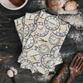 thumbnail image 3 of Clock Flower Kitchen Towel Absorbent Dish Cloth Tableware Towel for Kitchen Household Cleaning Tool, 3 of 6