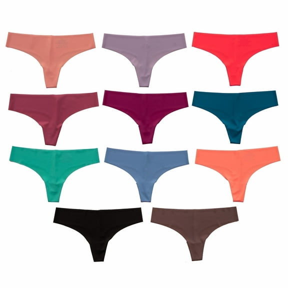 Alyce Ives Intimates Laser Cut Bikini for Women, S, Assorted, 12 Pack