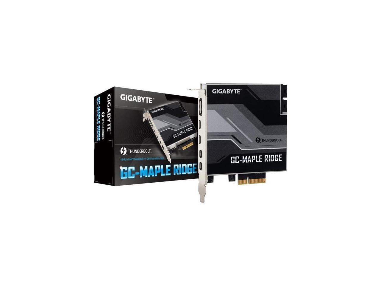 GIGABYTE GC-MAPLE RIDGE Thunderbolt 4 PCI-Ex4 add on Card USB Type-C  DisplayPort