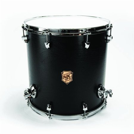 SJC Drums Tour Series 16x16 Floor Tom - Matte Black - T22KMBCHT16