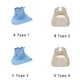 thumbnail image 5 of Jumpingount Babero de moda para adultos, removedor largo, delantal para personas mayores, protector de ropa para la hora de comer para hombres, masajeadores  Fest/Teefarbe, 5 of 6