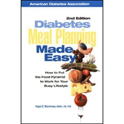 Pre-Owned Diabetes Meal Planning Made Easy (Paperback) 1580400523 9781580400527