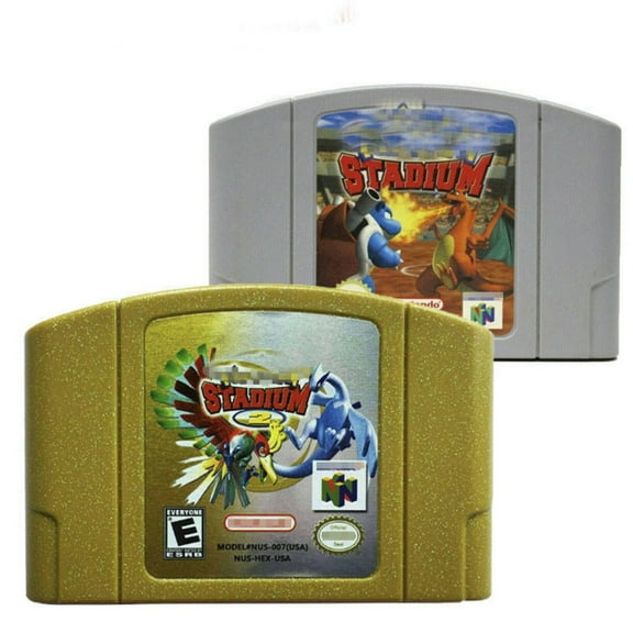 Pokmon Stadium 1 2 2pcs set Bundle N64 Game