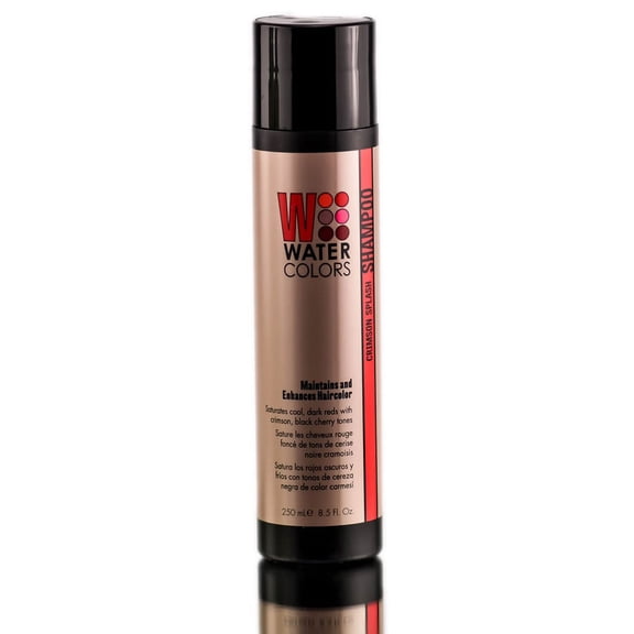Option : Crimson Splash / 8.5 oz , Tressa Watercolors Color Maintenance Shampoo , Hair Scalp - Pack of 1 w/ SLEEK Teasing Comb