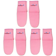 Scuba Socks Sand Volleyball Stocking 3 Pairs Diving Shoes Non Slip Snorkeling Stockings Pink