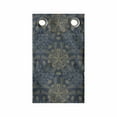 thumbnail image 1 of Antique Oriental Hanging Pocket Organizer, Vintage Look Colorful Art Deco Inspired Illustration, Printed Polyester Storage Bag with Pockets, 9" x 16", Dark Slate Blue Sepia, 1 of 2