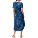 thumbnail image 3 of INSPIRE CHIC Camisón de mujer con cuello en V, manga corta, vestido largo de lounge de primavera y verano con bolsillo, talla XL, teñido en azul, 3 of 6