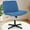 Blue, variant on Criss Cross Chair Modern Wide Seat with Mid back Armless Home Office Capacity 300lbNo Wheels Modern Swivel Height Adjustable Ergonomic Desk Computer Task Vanity Chairs，Pink