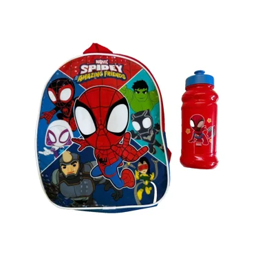 Spidey & Friends 10" MINI Backpack with Water Bottle