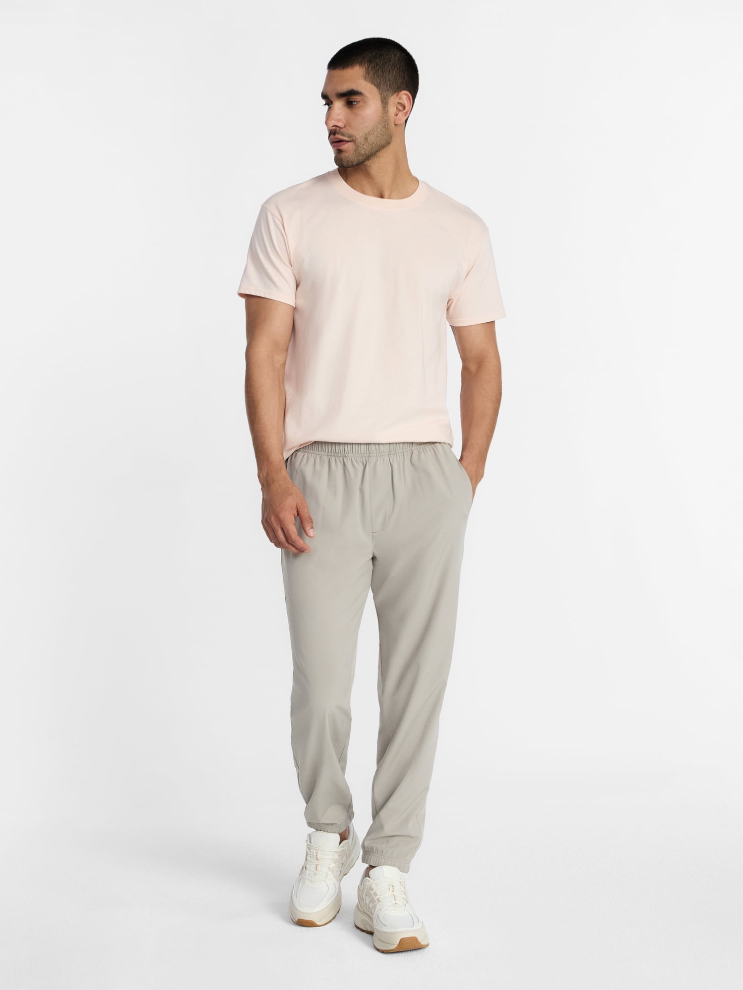 Athletic Works Men's and Big Men's Cotton Active Tee with Short Sleeves, Sizes XS-4XLT