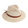 thumbnail image 2 of Happy Date Straw Sun Hat Wide Brim for Men and Women - Handcrafted, Lightweight Golf and Beach Hat, 2 of 3