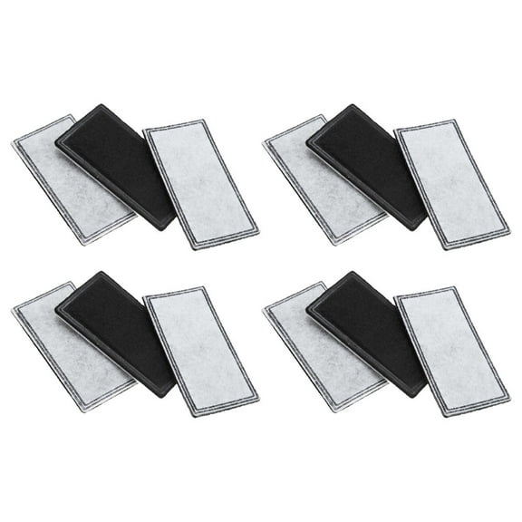 Gealach Charcoal Replacement Filters for Automatic Pet Water Dispensers, Dog & Cat Bowl Filters, 12 Pieces,