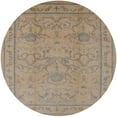 thumbnail image 1 of Ahgly Company Tapis Rond Lavable en Machine Intérieur Industriel Moderne Amande Foncé Marron, 8 Pieds Rond, 1 of 7
