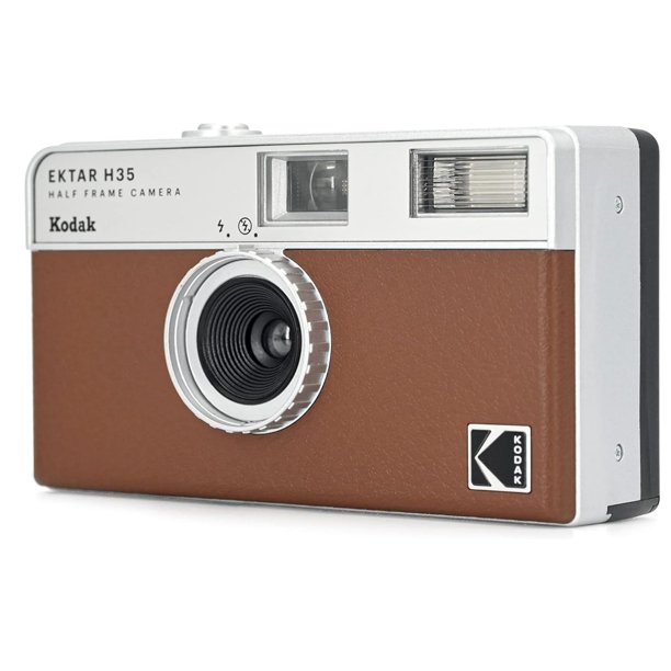 Kodak EKTAR H35 Half Frame Film Camera, 35mm, Reusable, Focus-Free