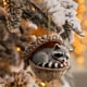 thumbnail image 5 of Adorno de árbol de Navidad acrílico plano 2D con agujero | Diseño de piña caprichoso | Decoración navideña para coche y hogar | Colgante de árbol festivo con aro para colgar, 5 of 5