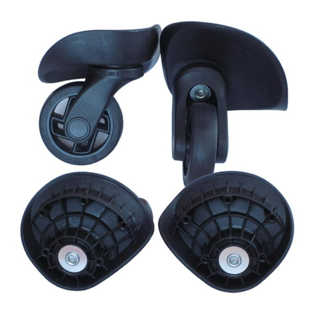 Yinanstore 2pcs Luggage Suitcase Universal Wheels, Luggage Swivel Wheel Replacement, Urethane Durable 360 Degree Rotation Wheels, travel Luggage Wheels
