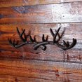 thumbnail image 3 of 1pc Hook Rack Wall-Mounted Decorative Cast Iron Deer Antler Hanger Wall Hooks for Coat Towel Hat Key Coat Rack Hook, 3 of 5