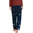 thumbnail image 4 of Tnhcen Women's Fall Casual Printed Sleep Pants with Elastic Waist - Soft Stretchy Pajama Pants for Cozy Autumn Nights S-2XL, 4 of 6