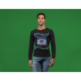 thumbnail image 2 of Old Glory Mens Retro Boombox Music Have a Rockin' Ugly Christmas Sweater Long Sleeve T Shirt, 2 of 6
