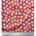 thumbnail image 1 of Soimoi Cotton Jersey Fabric Egg Easter Print Fabric by Yard 58 Inch Wide, 1 of 1