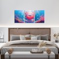 thumbnail image 4 of Hieng Kids Cute Axolotl Wall Painting Posters and Prints Ocean Sealife Picture Wall Decor Kawaii Animal Canvas Wall Art for Living Room Bedroom Girls Princess Beach Bathroom Wall Art Unframed, 4 of 6