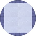 thumbnail image 1 of Ahgly Company Machine Washable Indoor Round Transitional Heavenly Blue Area Rugs, 8' Round, 1 of 7