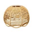 thumbnail image 1 of Pantalla tejida para lámparas colgantes, estilo rústico vintage, ideal para lámparas de pie o de mesa. Pantalla tejida a mano para sala de estar o isl, 1 of 8