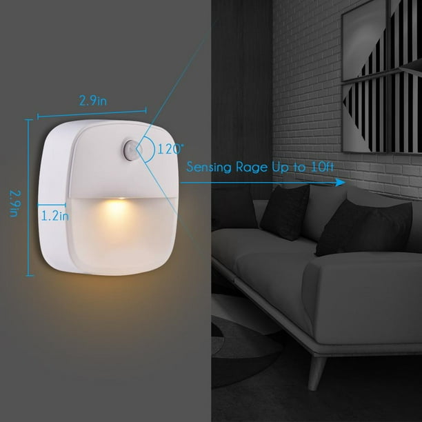 Cergrey Motion Sensor Light Veshow Battery Powered Night Light
