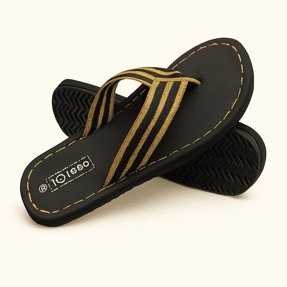 J201 Flip-Flops for Men – Lightweight Thong Sandals | Soft, Comfortable EVA Beach Slippers with Non-Slip Sole | Quick-Dry Shower Slides for Indoor, Outdoor, and Pool Use