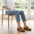 thumbnail image 3 of Cushionaire Hana - Genuine Leather Suede Classic Clog Womens Shoes - Slip On Mule Comfortable Shoes for Women, 3 of 24