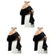 thumbnail image 2 of Qarigey Bola de baile de boda para mujer, chal de satén para niñas, fiesta de noche, graduación, bufanda decorativa, diseño Simple, Type1 NO1, 2 of 6