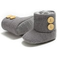 thumbnail image 4 of Newborn Baby Girls Boys Boots Soft Anti-Slip Sole Warm Winter Snow Booties Toddler Infant Prewalker Shoes, 4 of 7