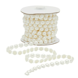 Niziky 100PCS 18mm Large Flat Back Half Pearls, Ivory Big Flatback Round  Half Pearls Beads for Crafts, Half Flat Back Pearls for Craft DIY Project