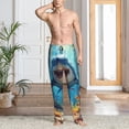 thumbnail image 4 of Bingfone Colorful Underwater Shark Mens All Over Print Sleep Pajama Pants-XX-Large, 4 of 5