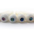thumbnail image 2 of Crosby Slotted Pure Bone Bridge Pins with Abalone Dot Inlay for 6 & 12 String Acoustic Guitar, 2 of 9