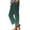 Green, variant on Women's Gradient Color Linen Pants High Waisted Wide Leg Trousers with Pockets Breathable Casual Lounge Beach Vacation Pants 2025 Trendy Fashion Green XXL