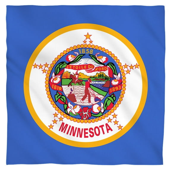 - Minnesota Flag - Bandana - 22" x 22"