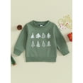 thumbnail image 2 of Suealasg Baby Boys Girls Christmas Sweatshirt Clothes 6M 1T 2T 3T Kids Boys Long Sleeve Snowflake Print Pullovers Tops Casual Autumn Clothing for Toddler Boys Girls, 2 of 9