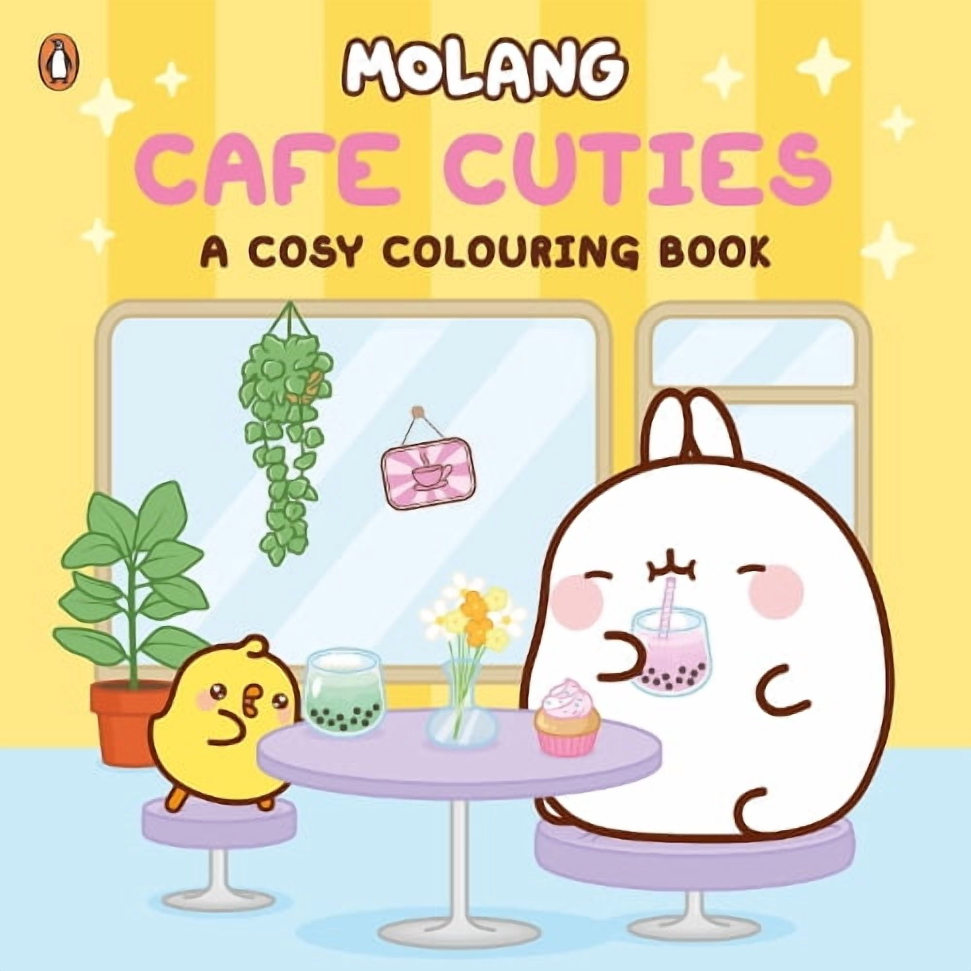 Molang: Cafe Cuties: A Cosy Colouring Book (Paperback) Molang