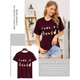 thumbnail image 4 of ZXSXSY Cute Cat Shirts for Women Graphic Tee Crew Neck Short Sleeve T-Shirts, 4 of 7