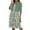 Green, variant on 2 Piece Sets for Women Fall Winter Outfits,Two-Piece Women's Summer Printed Round Neck Elegant A Line Sling Dress and Half Sleeve Cardigan Tops Set Suit
