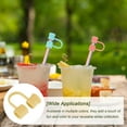 thumbnail image 5 of 24Pack Straw Cover Cap, Khaki Silicone Straw Tips Cover Fits 8mm/0.32" OD Drinking Straws, 5 of 7