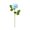 Sky Blue, variant on 12.6 Inch Pink Artificial Ball Chrysanthemum, Realistic Faux Flower, Bendable Stem Flower Ornament for Home Wedding Party Photography Decor