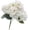 Beige, variant on 5 Heads Artificial Silk Hydrangea Flower Hanging Decor for Front Porch, Garden, Wedding & Home Spring Wall Door Decorations